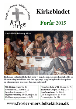 kirkeblad DFMO - 2015 forår - Frøslev kirke