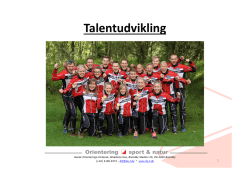Talentudvikling - Dansk Orienterings