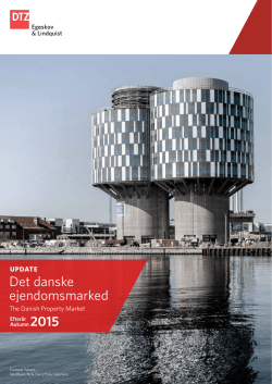 Det Danske Ejendomsmarked - update efterår 2015