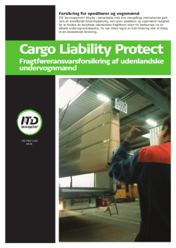 ITD Servicepartner - Cargo Liabilty Protect