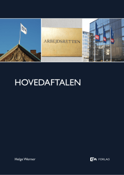 HOVEDAFTALEN - Dansk Industri