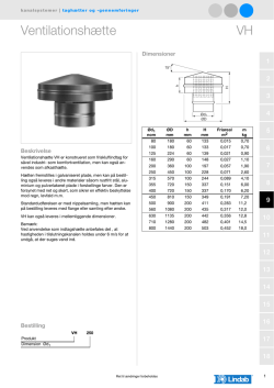 Ventilationshætte VH