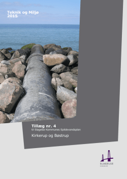 Planlægningsgrundlag for kloakering i området omkring Kirkerup og