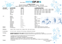 Vintercup 2016 - DK Dans