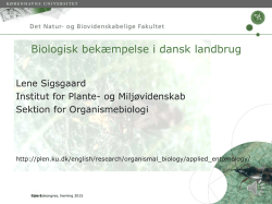 Biologisk bekæmpelse i dansk landbrug