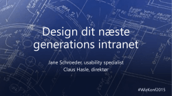 Design dit næste generations intranet