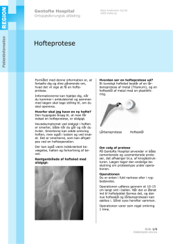Hofteprotese