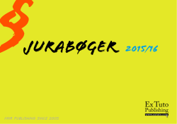 §Jurabøger 2015/16 - Ex Tuto Publishing