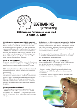 ADHD & ADD - eegtraining.dk