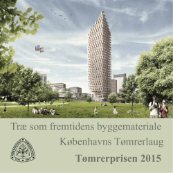 Københavns Tømrerlaug Tømrerprisen 2015 Træ