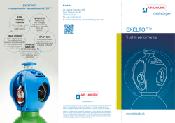 EXELTOP™ folder - Air Liquide Danmark A/S