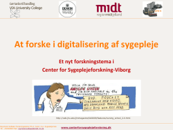 Raymond Kolbæk: At forske i digitalisering af Sygepleje