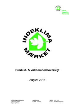 DIM Produktoversigt august 2015 463 KB pdf