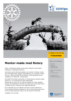 Læs mere om Rotary Mentorkorps