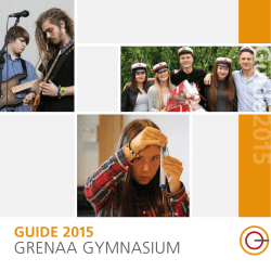 Guide 2015 - Grenaa Gymnasium