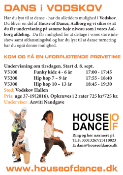 DANS i VODSKOV - House of Dance