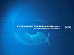 ENTERPRISE ARCHITECTURE (EA)