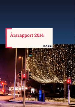 Læs elektronisk version af Årsrapport 2014 her