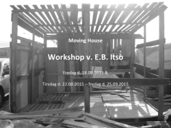 introduktion til EB Itso workshop