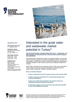 Interested in the great water and wastewater market potential in