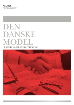 DEN DANSKE MODEL - Finansforbundet