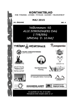 Maj 2015 - Tybjerg & Omegn