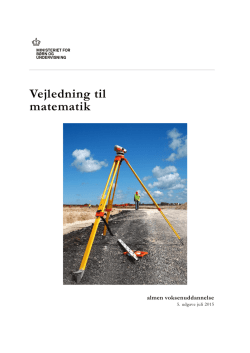 Vejledning - Undervisningsministeriet
