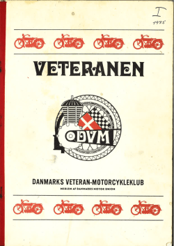 Veteranen 1975 nr. 1 - Danmarks Veteran Motorcykleklub