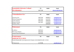 Kontaktinfo Jobcenter Lolland Hovednummer