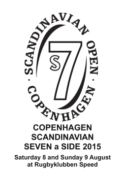 COPENHAGEN SCANDINAVIAN SEVEN a SIDE 2015