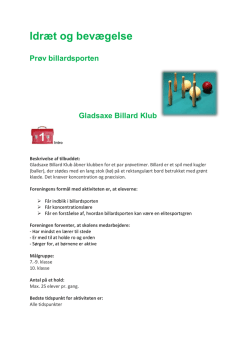 Gladsaxe Billard Klub