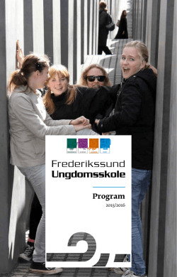 Program - Frederikssund Ungdomsskole