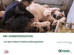 Foredrag 21: DM i svineproduktion for landbrugsskoleelever