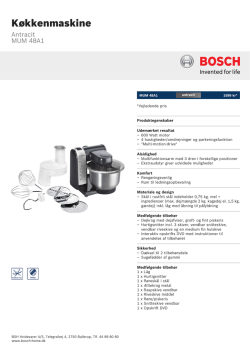 Bosch MUM 48A1