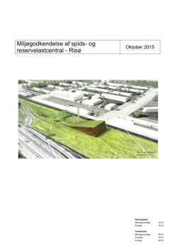Miljøgodkendelse - Roskilde Kommune