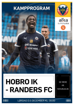 HOBRO IK - RANDERS FC