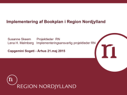 Implementering af Bookplan i Region Nordjylland