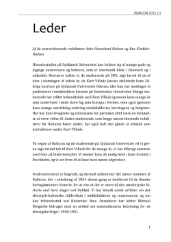 Læs som PDF - Rubicon - Syddansk Universitet
