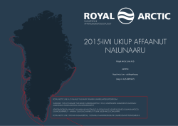 PDF Halvår 2015 - Royal Arctic Line