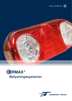 Ermax Belysningssystemer - 2015