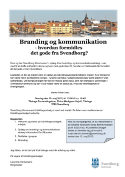 Branding og kommunikation - Svendborg Kommune