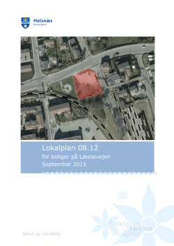 Lokalplan 08.12 - Halsnæs Kommune