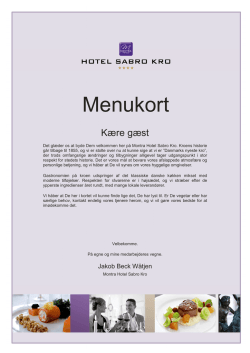 November 15 - Montra Hotel Sabro Kro
