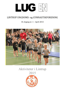 Aktiviteter i Lintrup 2015 - Lintrup Ungdoms og Gymnastikforening