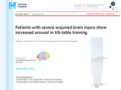 Patients with severe acquired brain injury show increased arousal in