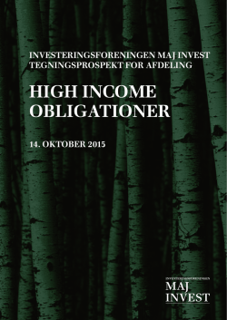 2015 10 14 Prospekt MI High Income Obligationer