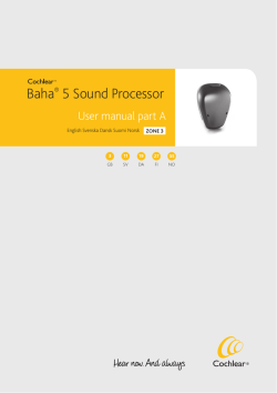 Baha® 5 Sound Processor