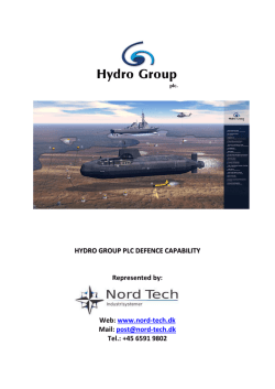 HYDRO GROUP PLC DEFENCE CAPABILITY