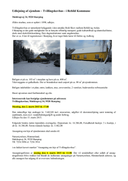 Udlejning af stuehus ved Halkær Mølle i Aalborg Kommune