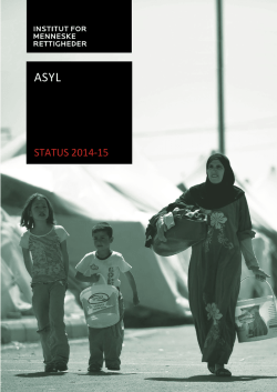 Asyl - status 2014-15 - Institut for Menneskerettigheder